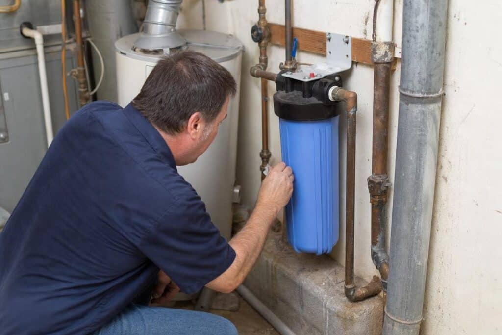What does a whole home water filter remove in Orange CA homes