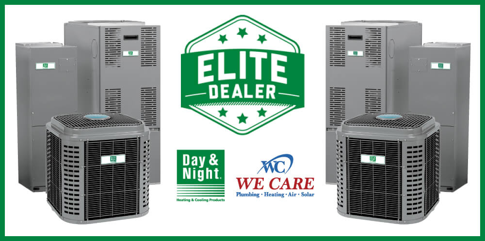 We Care Plumbing, Heating & Air is Proud to be a Day & Night Elite Dealer